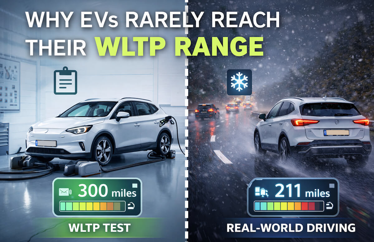 Why Electric Vehicles Rarely Achieve Their Claimed WLTP Range