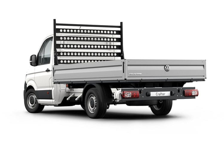 Volkswagen Crafter  CR35 Long Wheel Base Chassis Cab Dropside 2.0 TDI 140 Startline, Rear thumbnail