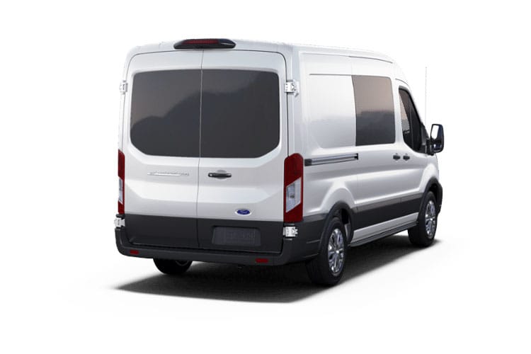 Ford Transit E-Transit 390 L3H2 Double Cab 68kWh Trend, Rear thumbnail